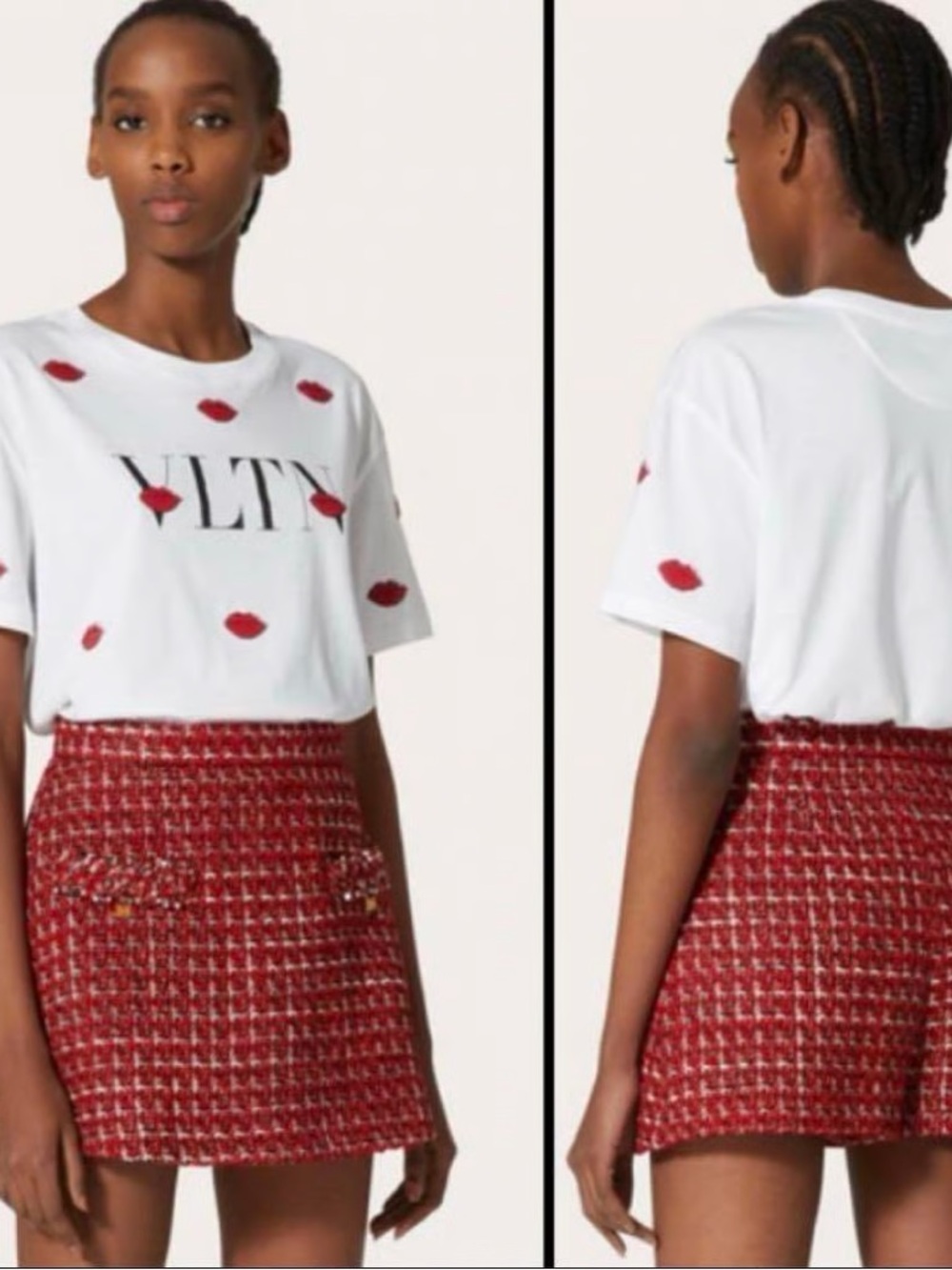VALENTINO GARAVANI
Le Rouge patch T-shirt in white